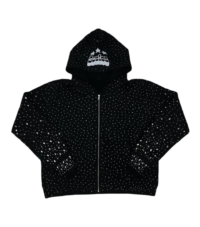 Vintage Washed Rhinestone Sweater