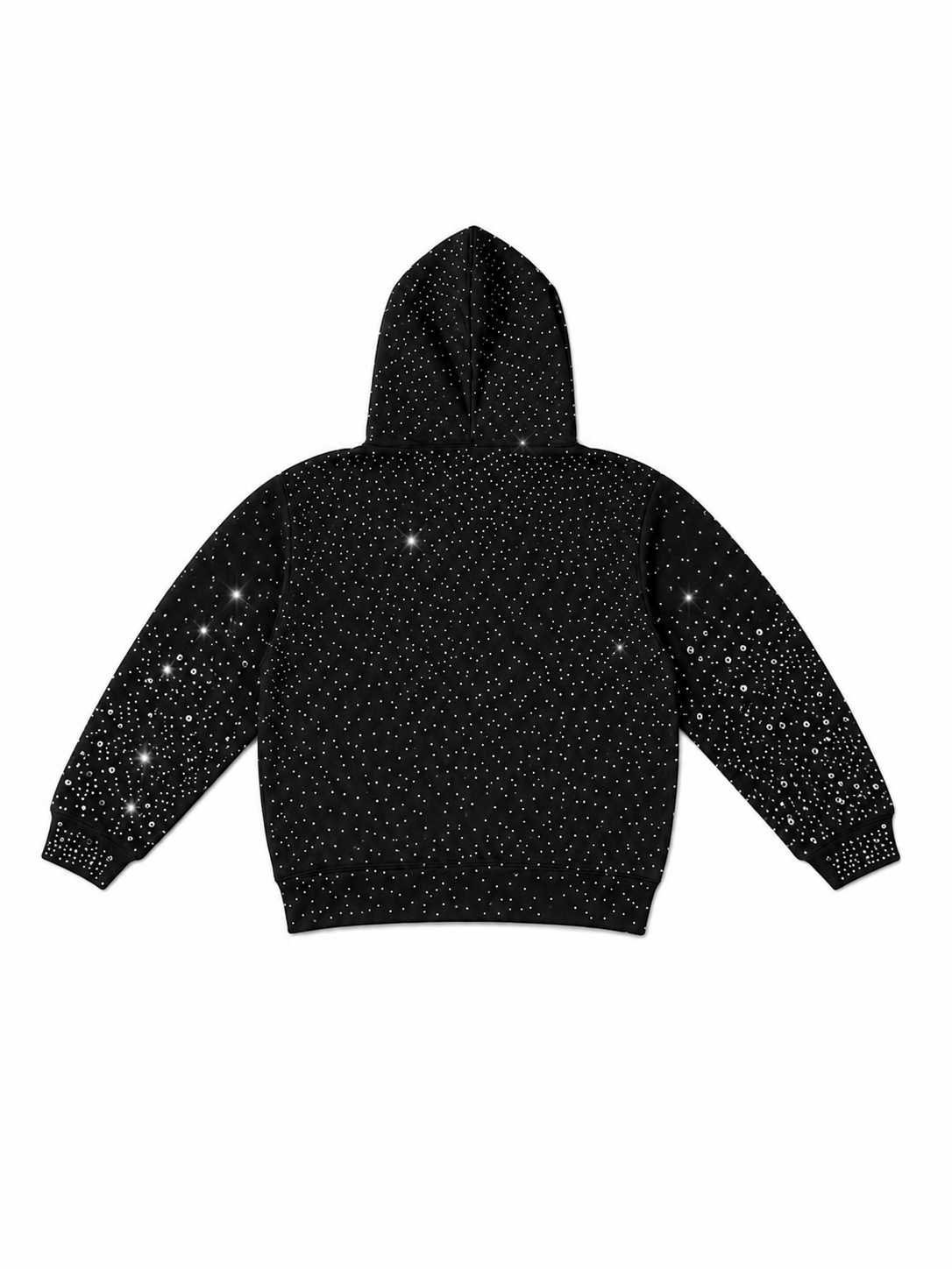 Midnight Rhinestone Hoodie